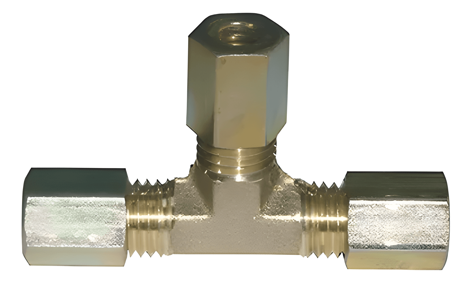 CONEXAO TEE UNIAO ACO P/TUBO 6MM - 74302006002