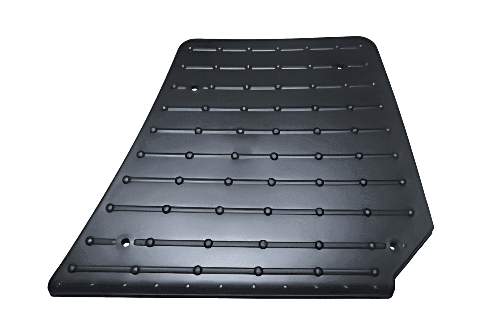 ESTRIBO PLASTICO PRETO ESQUERDO - 3846867028