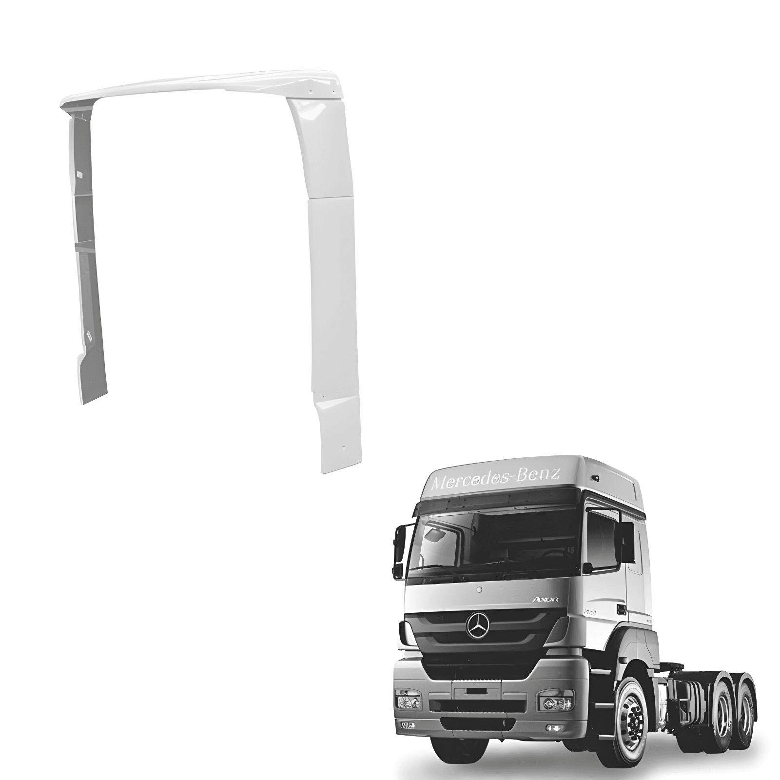DEFLETOR LATERAL SUP. TETO LE - 318697