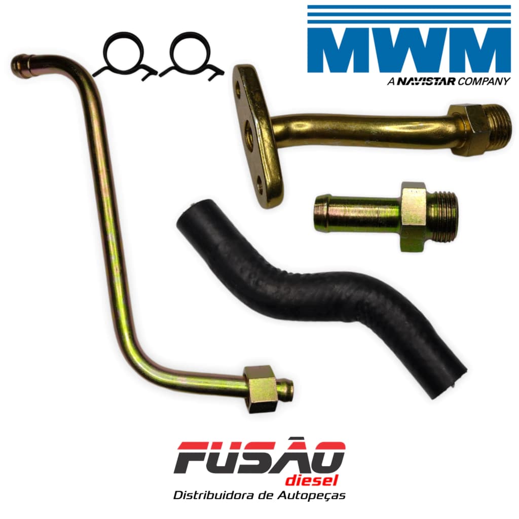 CONEXAO RETORNO LUBRIFICACAO TURBO MWM SPRINT 4.07 - 940703550204