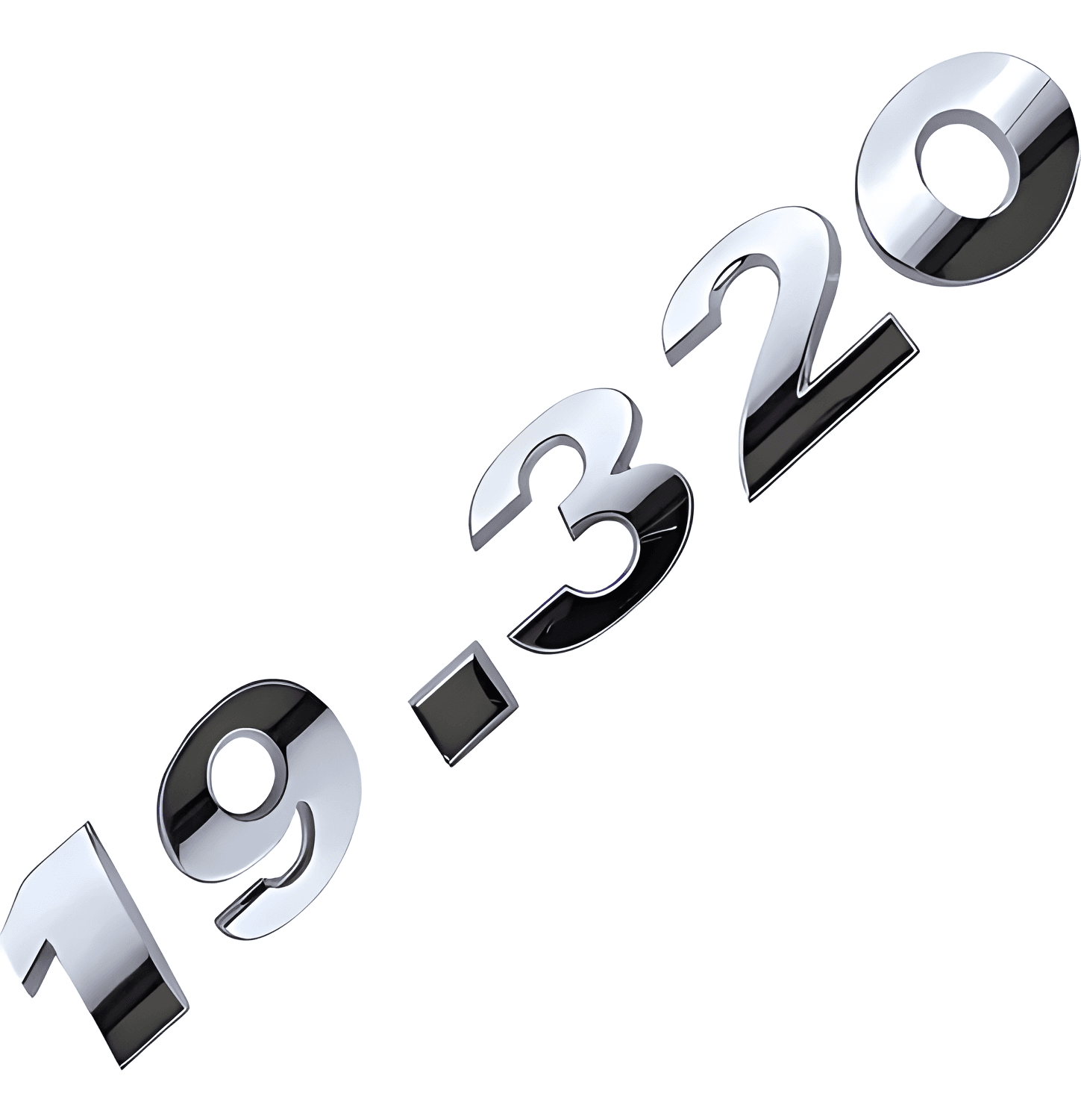 EMBLEMA LATERAL INJETADO CROMADO 19-320 - 2R2854443S
