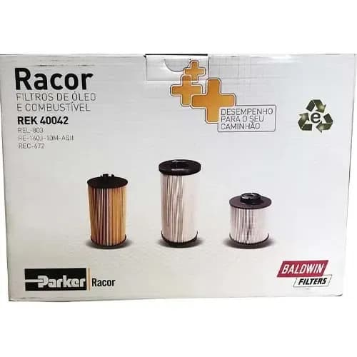 KIT FILTROS (1 RE-160J-10M-AQII + 1 REC-672 + 1 REL-803) - REK40042