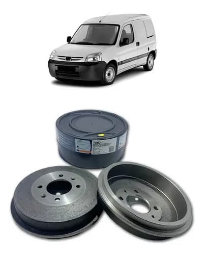 TAMBOR 4 FUROS TRASEIRO PEUGEOT PARTNER RAPID 2022... - MS11237