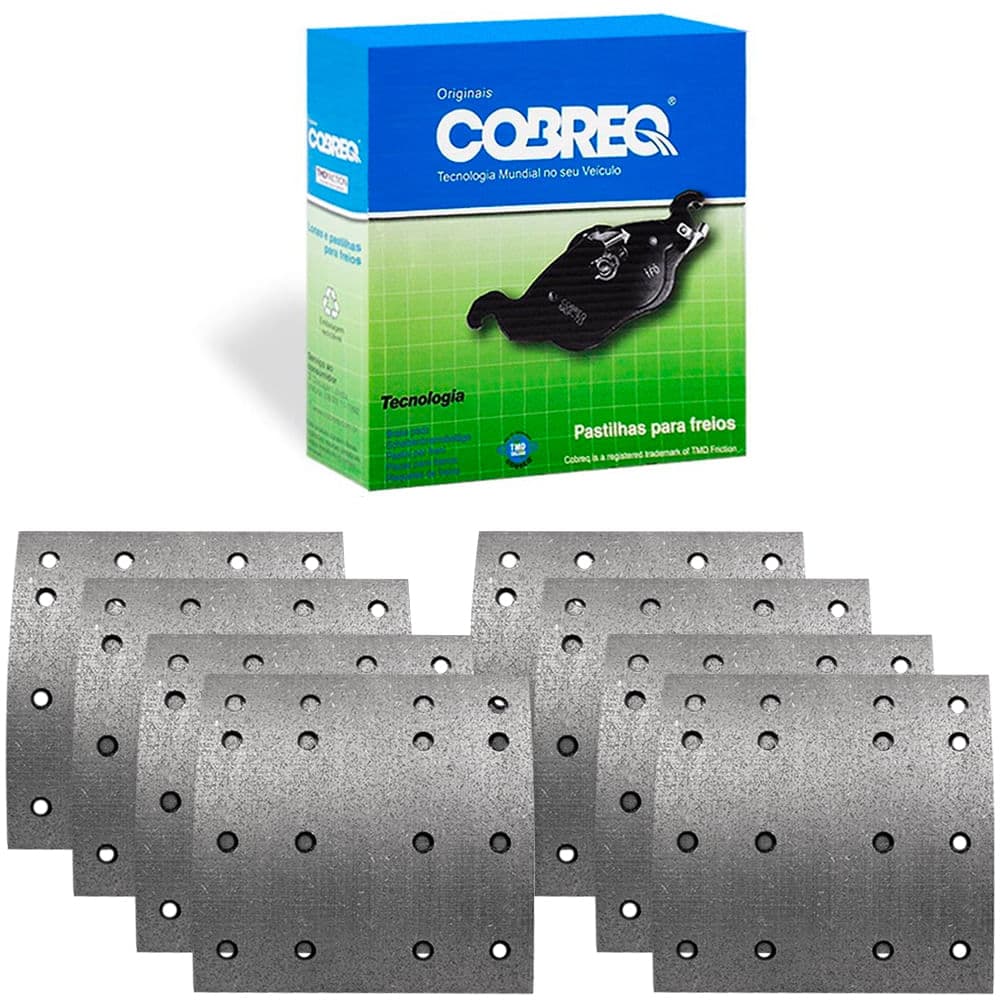 LONA FREIO CARRETA STD PRATA / 3EIXO/TRUCK NABK140 - 4644T-140C