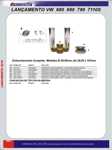 PINO VOLKS DELIVERY - MED.33,40 - C/ CROMO - VA031PX/040