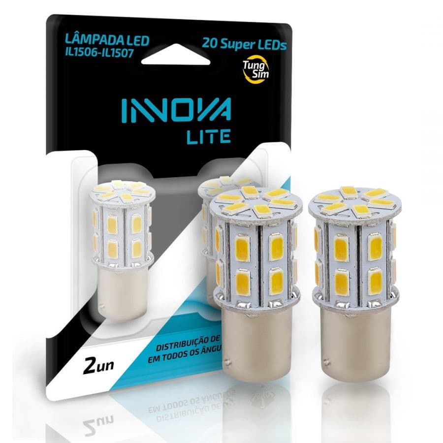 KIT DE LÂMPADAS LED P21 2 POLOS TUNGSIM - IL1506