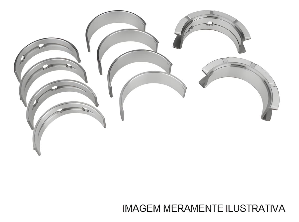 JOGO BRONZINA MANCAL MBB OM904/924 4CIL. STD - MM101156E