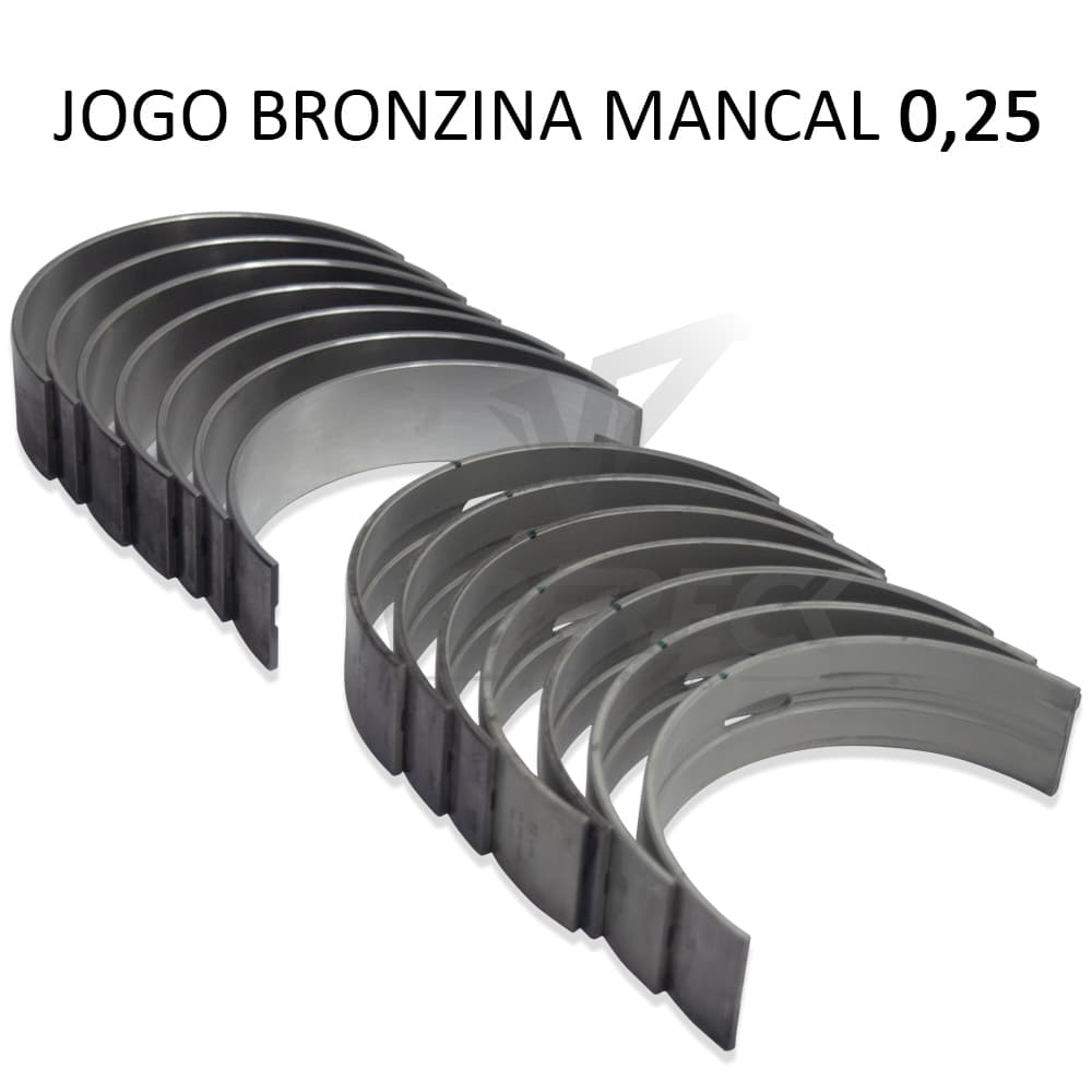 JOGO BRONZINA MANCAL DAF MX13 ( 0,25mm ) - 77969610