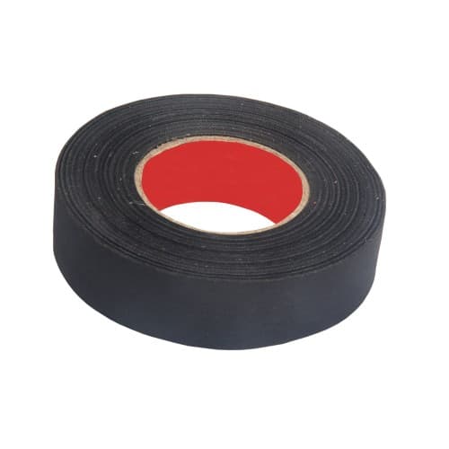 FITA TECIDO PET PRETA PARA CHICOTE 19MM X 25 METROS - TC8014243