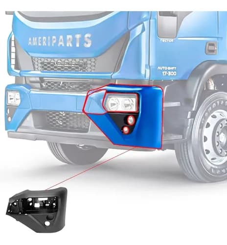 PONTEIRA LATERAL PARACHOQUE LE IVECO TECTOR - 5802811535