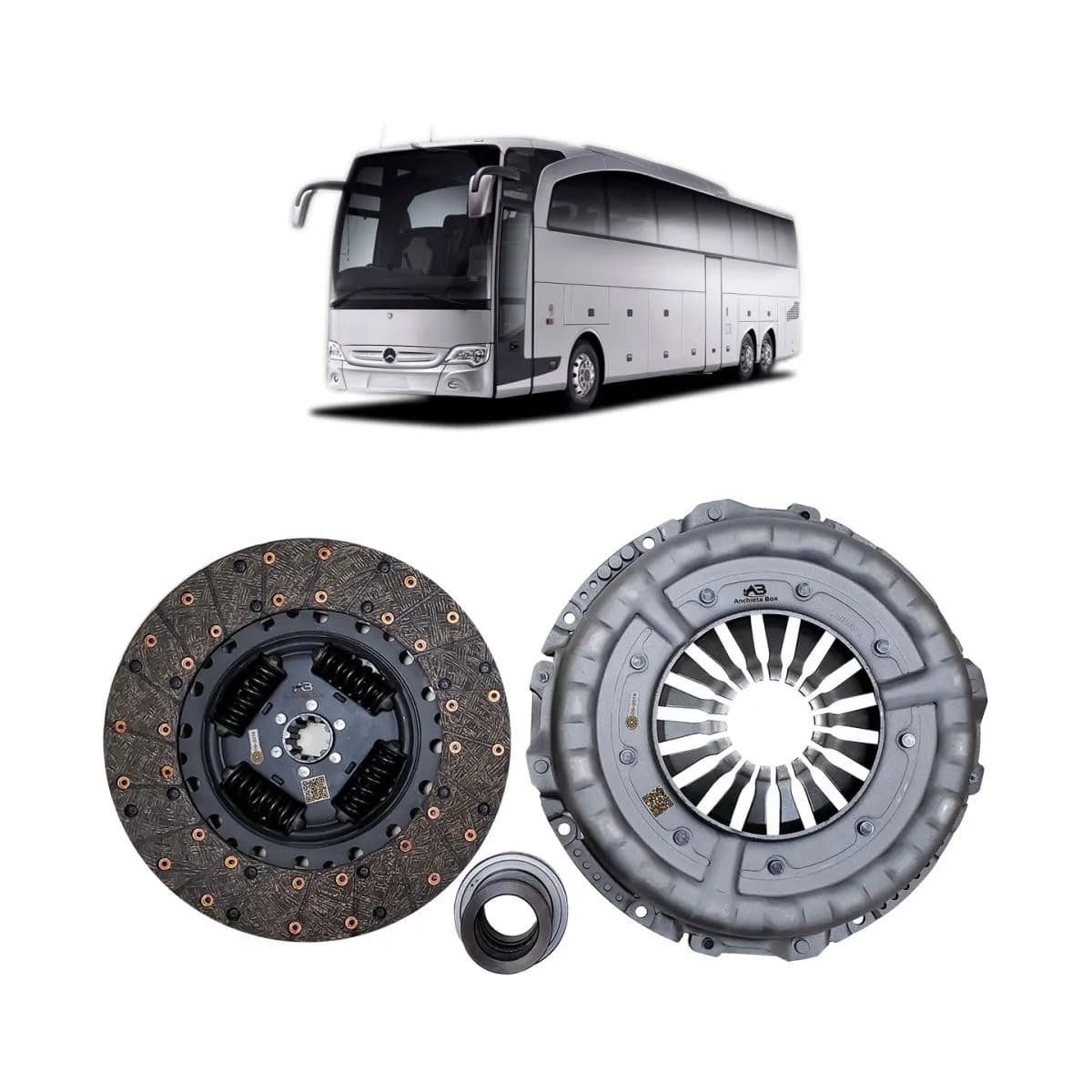 KIT EMBREAGEM 430MM 10E MB ONIBUS O500 (REMAN) - 1040141RM