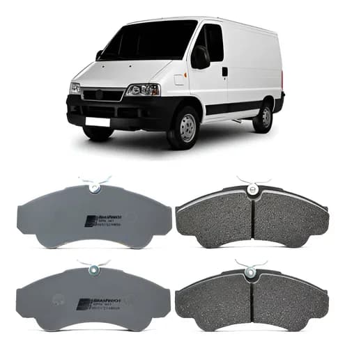 PASTILHA FREIO FIAT DUCATO DIANTEIRO C/ MOLA ARO 16 - 9949362