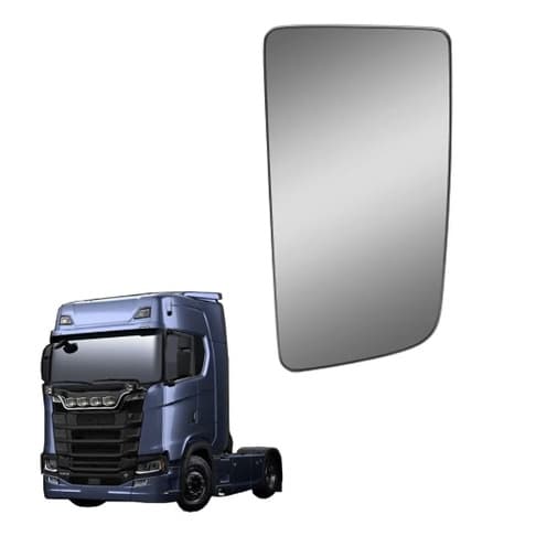 REFIL MAIOR ESPELHO RETROVISOR INFERIOR LD SCANIA P/G/R/S (NTG) 2019.. (CONVEXO COM DESEMBACADOR) - S6052431