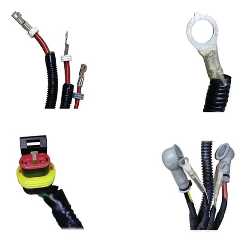 CHICOTE MOTOR/MAQUINA VIDRO LD/LE VW NOVO DELIVERY (SISTEMA ORIGINAL) (REPARO RAPIDO PLUG AND PLAY - SEM NECESSIDADE DE CORTE) - TC109342