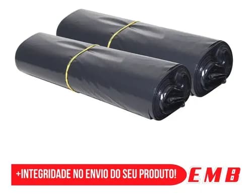SACO PLASTICO PRETO ECOMERCE 32X40 - MS012502