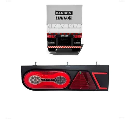 LANTERNA RANDON LED LADO ESQUERDO BICOLOR 24V - PL27003467