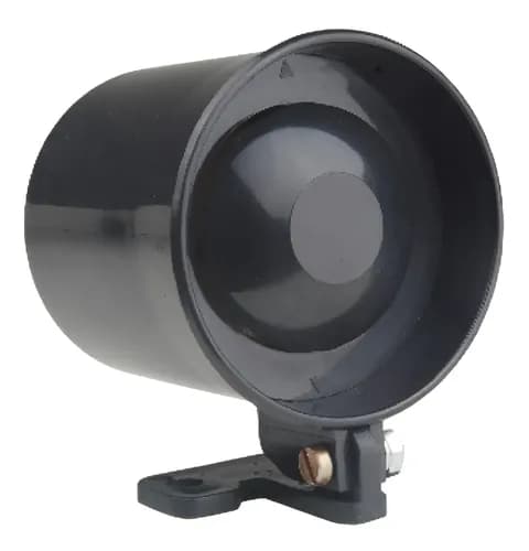 SIRENE DE MARCHA-RE INTERMITENTE 24V 120DB COM SUPORTE MOVEL - COR PRETA - TRS400221N