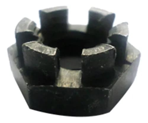PORCA CASTELO BAIXA - M12 X 1,5 C/COROA - CHAVE 19 POL. - 000937012000