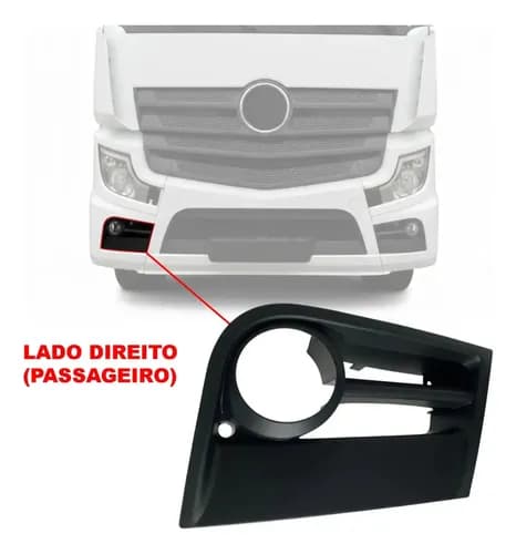 ACABAMENTO FAROL AUXILIAR LADO DIREITO - 9608808663