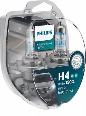 LAMPADA H4 12V 60/55W XTREMEVISION PRO150 - 12342XVPS2
