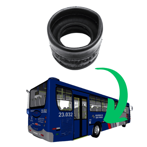 BOLSA SUSPENSAO 3º EIXO TRASEIRO VW 2TB511383 - 8343