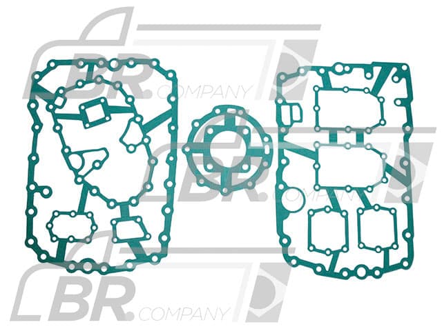 JG JUNTAS CX MUDANCA S/RETENTOR PARCIAL TRANSMISSAO ZF 16S1650 / EUROTECH - 7144100