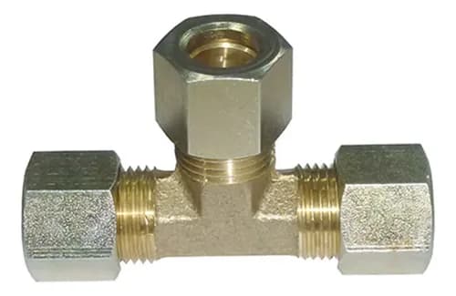 CONEXAO TEE UNIAO ACO P/TUBO 12MM - 521427