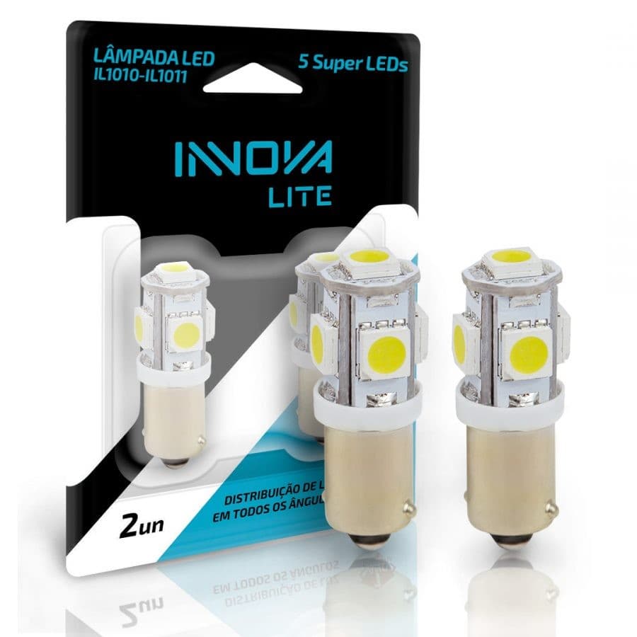 LAMPADA LED 69 BRANCO FRIO 12V - PREÇO DO PAR - IL1011