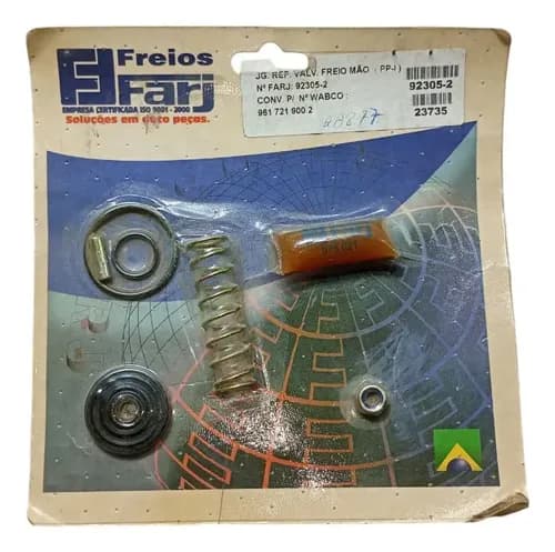REPARO VALVULA FREIO MAO PP1 WABCO - 923052