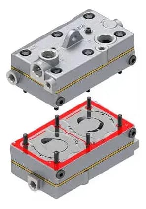 CONJUNTO CABECOTE COMPRESSOR DE AR - 0011304715