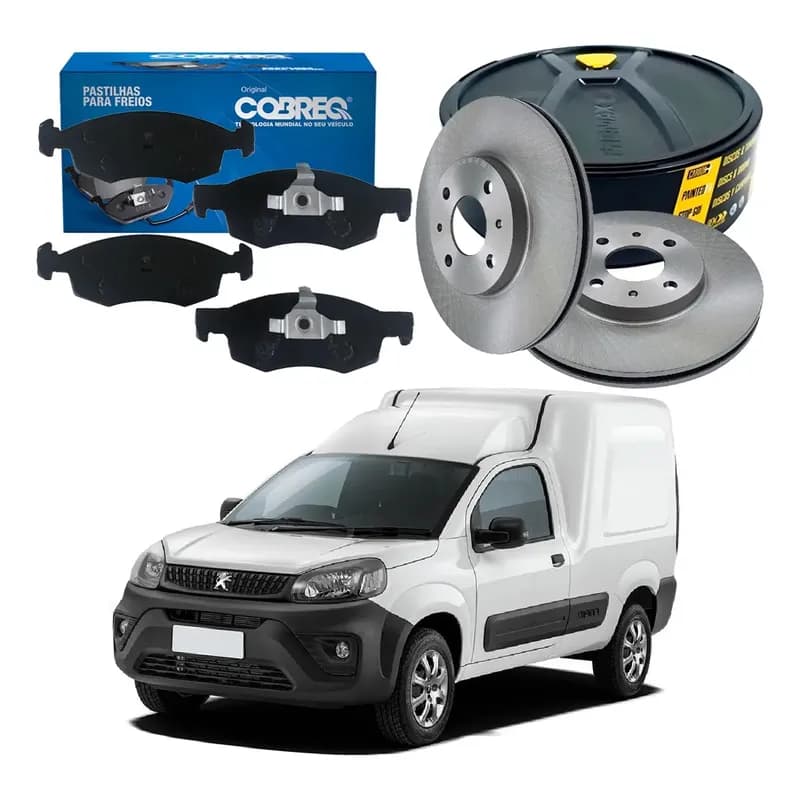 DISCO FREIO DIANTEIRO 4 FUROS (2570MM VENTILADO) PEUGEOT PARTNER RAPID 2024... - MS11235