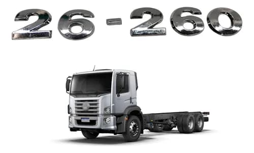 EMBLEMA LATERAL INJETADO CROMADO 26-260 - 2VZ853687A