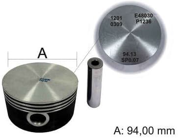 PISTAO COMPRESSOR MOTOR - E48030 0.25
