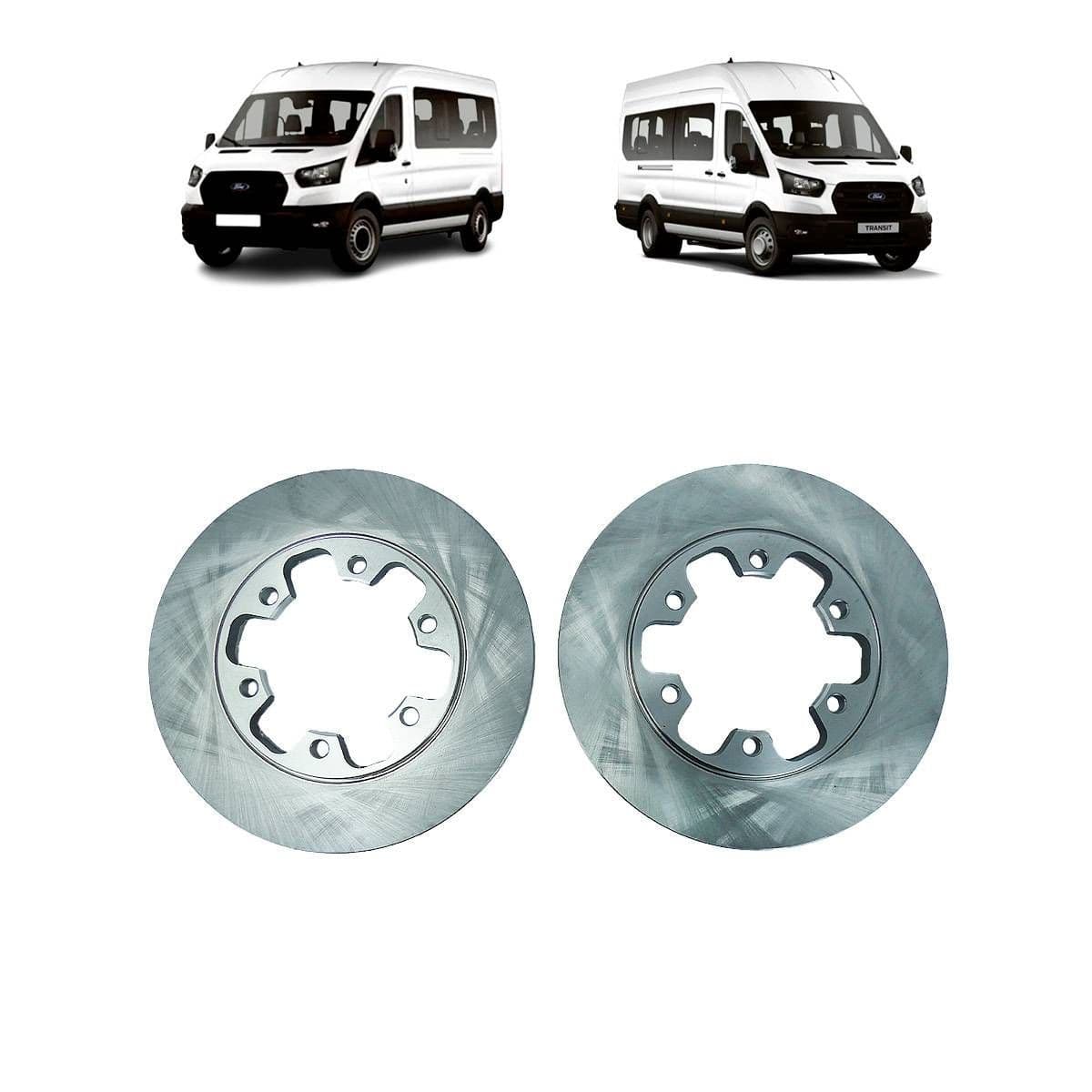 DISCO FREIO TRASEIRO 5F (308MM VENTILADO) RODAGEM SIMPLES FORD TRANSIT 2022/2023 (ALTURA TOTAL 26MM)(SEM CUBO) - BK312A315AB.900