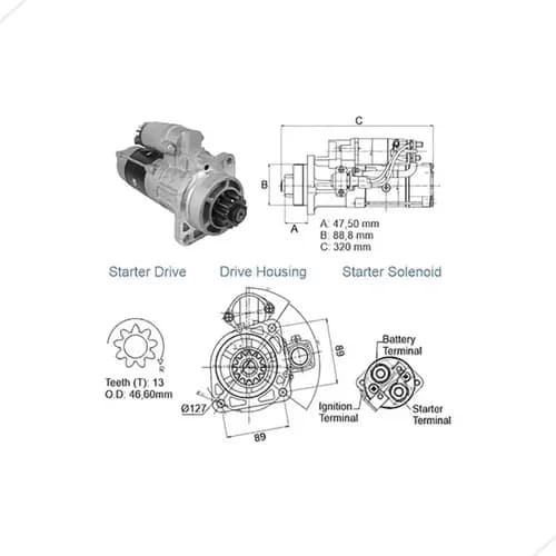 MOTOR DE PARTIDA - A0061514801
