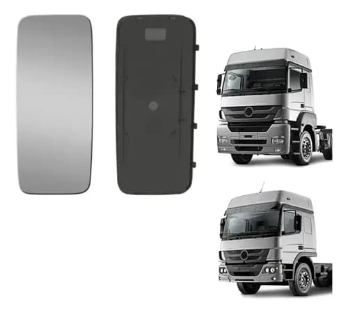 LENTE/VIDRO MAIOR PARA ESPELHO RETROVISOR LD/LE MB AXOR/ATEGO (2013..) (CONVEXO) - CV6057103