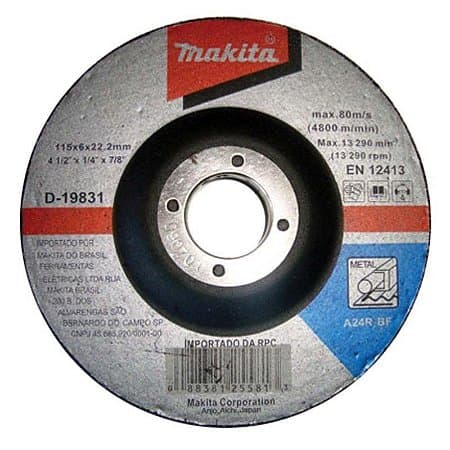 DISCO DESBASTE MAKITA FERRO 4.1/2 X 7/8 D-19831-5 - UC862