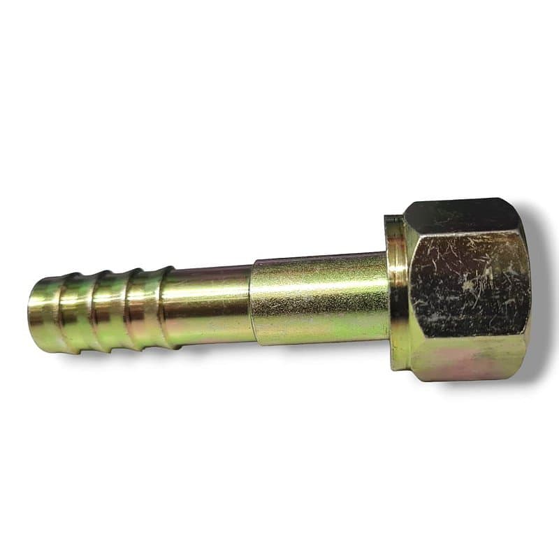 CONEXAO RETA FEMEA 10MM ORING ACO - RI450174