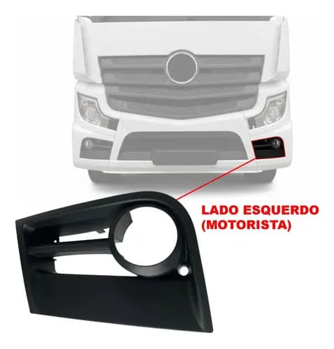 ACABAMENTO FAROL AUXILIAR LADO ESQUERDO - 9608808563