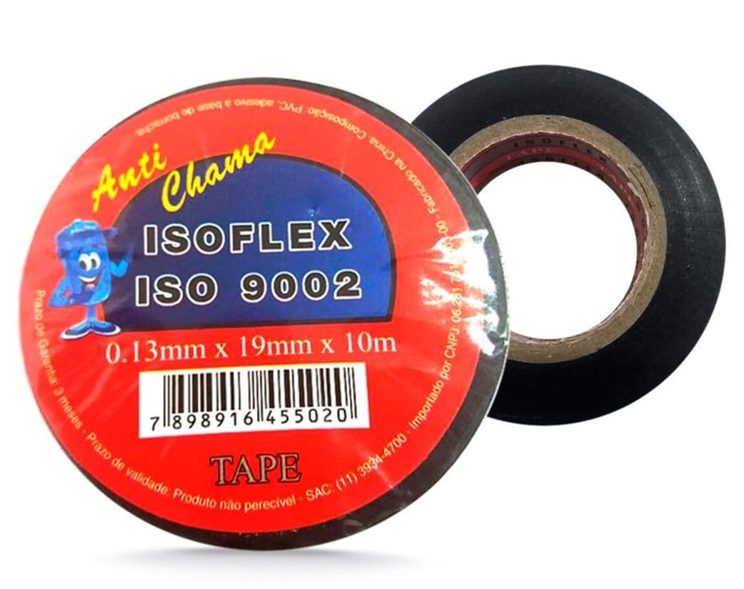 FITA ISOLANTE 0,13MMX19MMX10M (ISOFLEX) - 529017