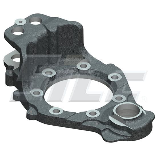 SUPORTE SAPATA FREIO TRASEIRO AXOR ATEGO ( ARANHA ) - SC01506