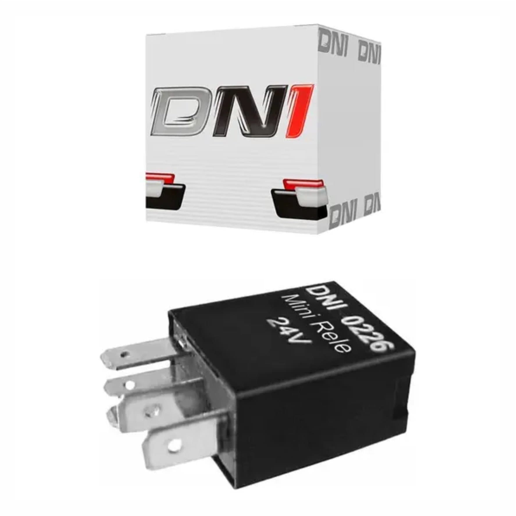 RELE AUXILIAR 24V 5 TERMINAIS 40/30A S/ SUPORTE - 02471298EE