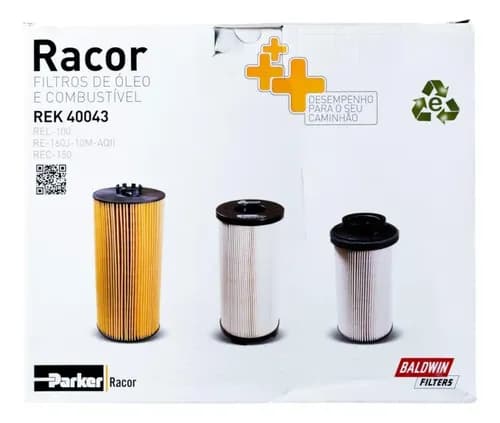 KIT FILTROS (1 RE-160J-10M-AQII + 1 REC-150 + 1 REL-100) - REK40043