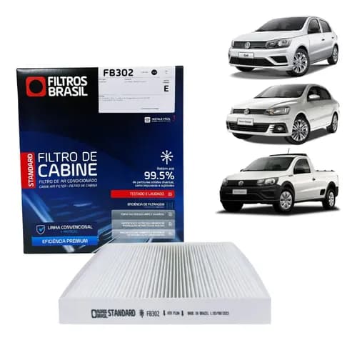 FILTRO CABINE/AR CONDICIONADO SAVEIRO 2023 (COM CARVAO) - MS422357
