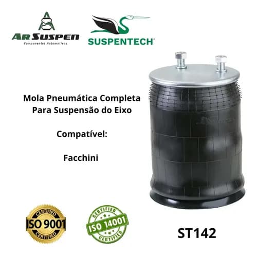 MOLA PNEUMATICA COMPLETA SUSPENSAO EIXO - 308501721