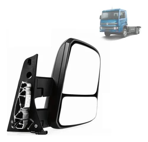 ESPELHO RETROVISOR BRACO CURTO ELETRICO BI-PARTIDO L/D - 23B857502A9B9