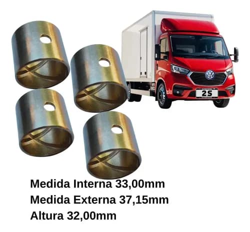 BUCHA BRONZE 45,55x38mm EIXO SIFCO - TJG407397