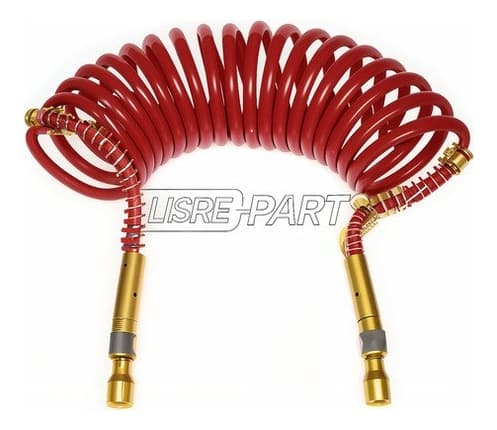 MANGUEIRA ESPIRAL M16 X MF 1/2 4,5M ( VERMELHA ) - ME45M16BVM
