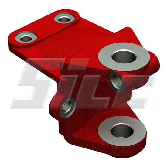 SUPORTE MOLA DIANTEIRO PARTE DIANT/TRAS (FURO 14MM) - SC01001A