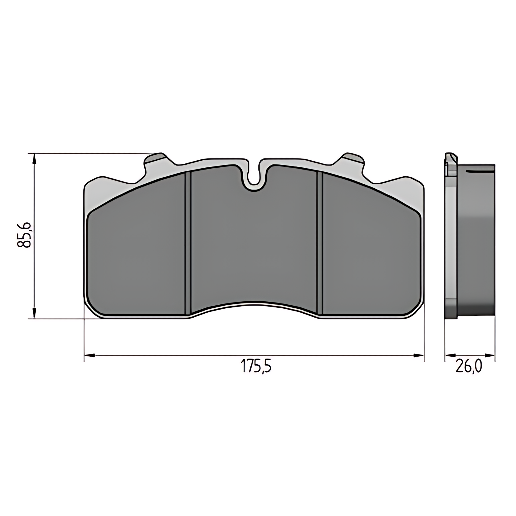 PASTILHA FREIO DIANTEIRO TRASEIRO - DP427DNA788